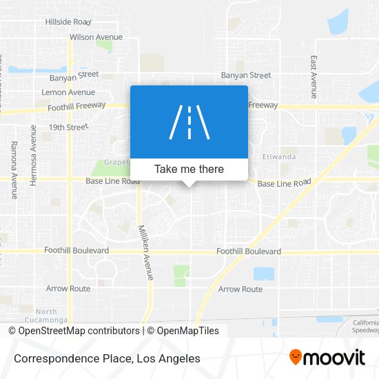 Correspondence Place map