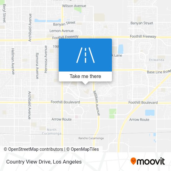 Country View Drive map