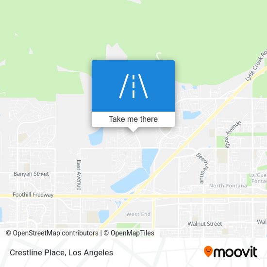 Mapa de Crestline Place