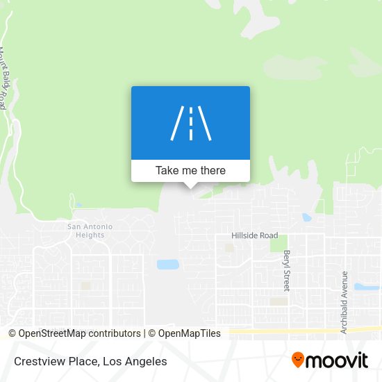 Mapa de Crestview Place