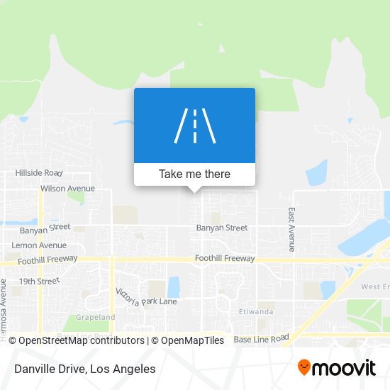 Danville Drive map