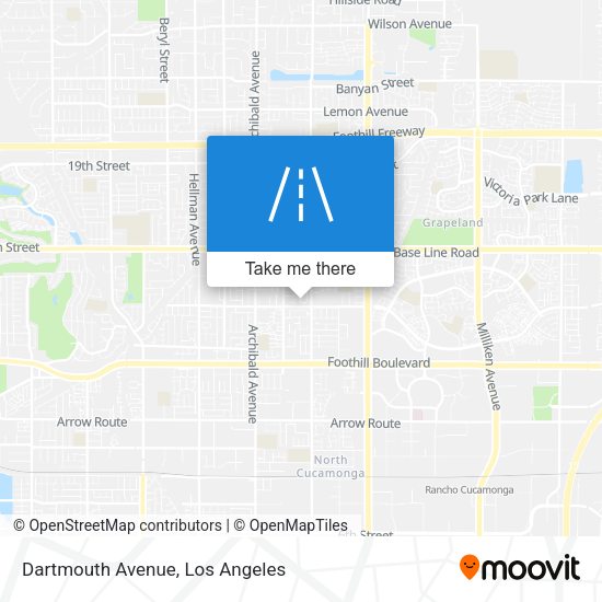 Mapa de Dartmouth Avenue