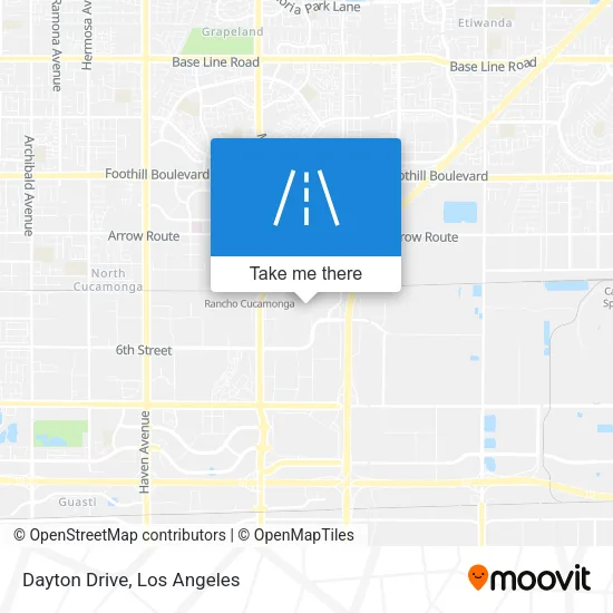 Dayton Drive map