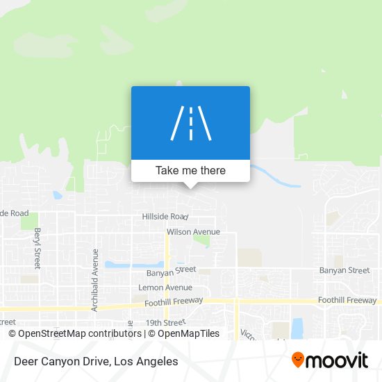 Mapa de Deer Canyon Drive