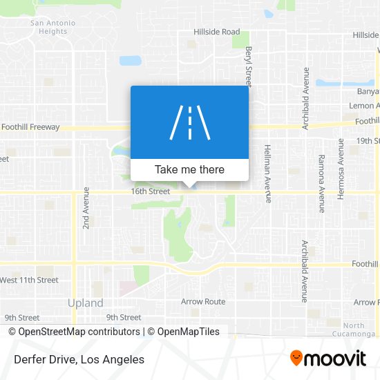 Mapa de Derfer Drive