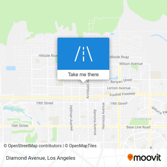 Mapa de Diamond Avenue