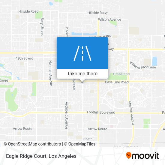 Mapa de Eagle Ridge Court