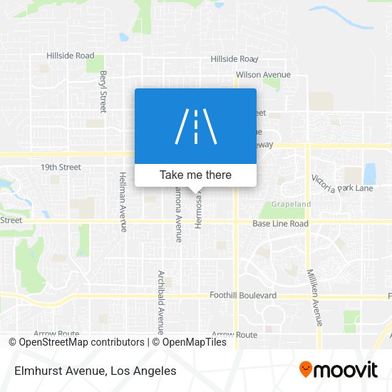 Mapa de Elmhurst Avenue