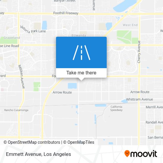 Mapa de Emmett Avenue