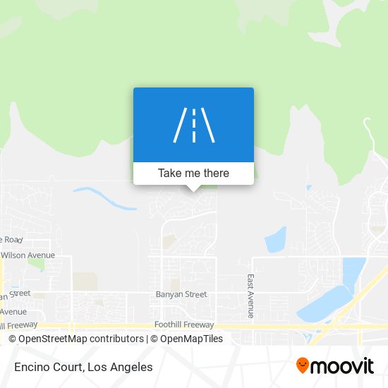 Encino Court map