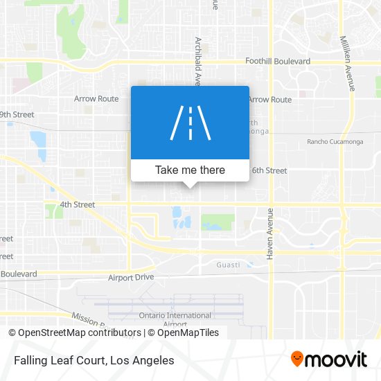 Falling Leaf Court map