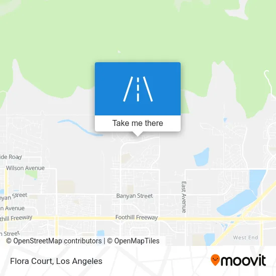 Flora Court map