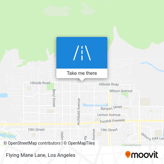Flying Mane Lane map