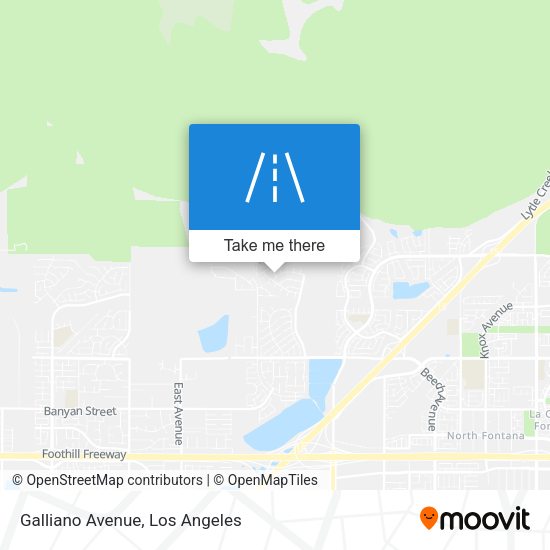 Mapa de Galliano Avenue