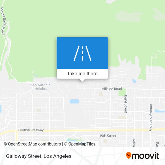 Mapa de Galloway Street