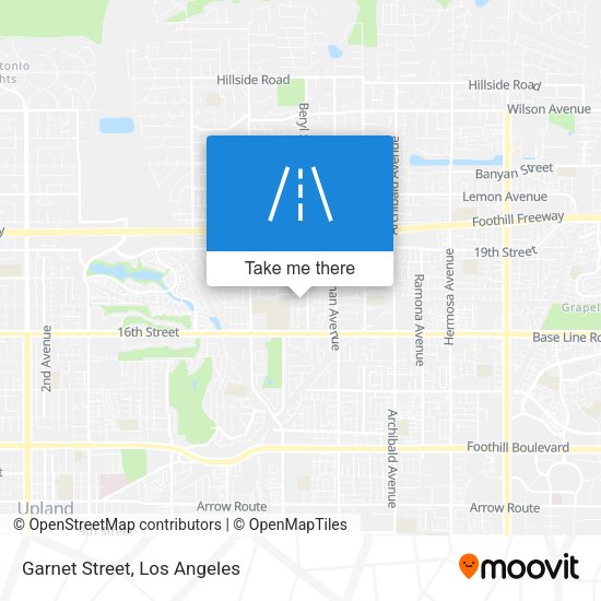 Mapa de Garnet Street