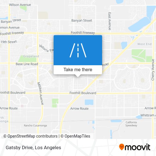 Mapa de Gatsby Drive