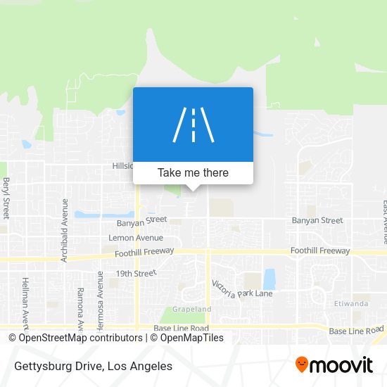 Mapa de Gettysburg Drive
