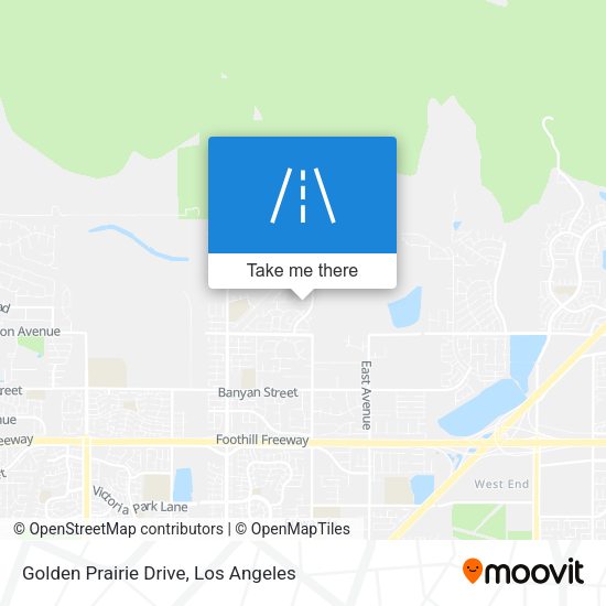 Golden Prairie Drive map