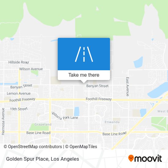 Golden Spur Place map