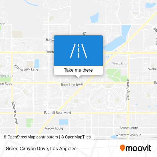 Mapa de Green Canyon Drive