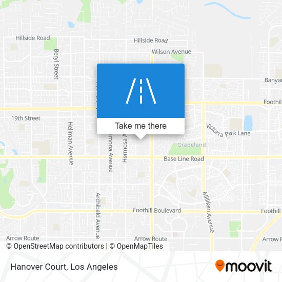 Mapa de Hanover Court