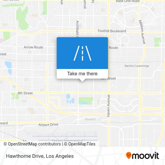 Mapa de Hawthorne Drive