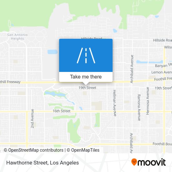 Hawthorne Street map