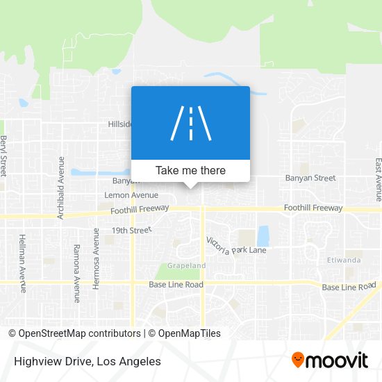 Mapa de Highview Drive