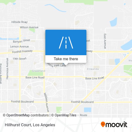 Hillhurst Court map