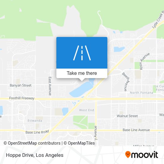 Mapa de Hoppe Drive