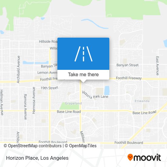 Mapa de Horizon Place