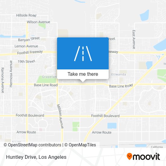 Mapa de Huntley Drive