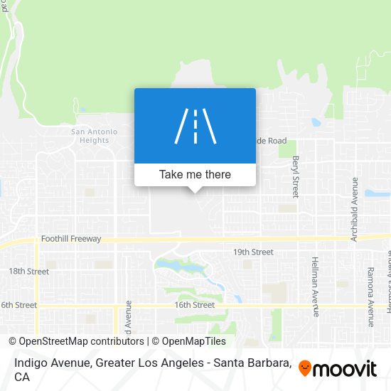 Indigo Avenue map