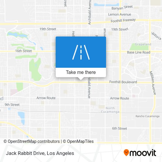 Mapa de Jack Rabbit Drive