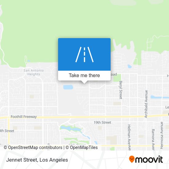 Mapa de Jennet Street