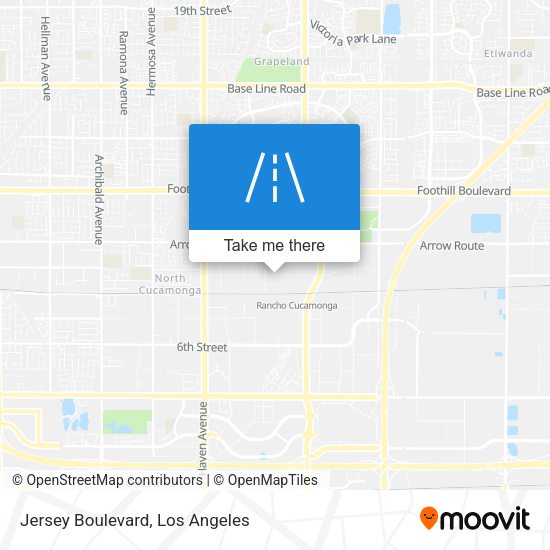 Mapa de Jersey Boulevard