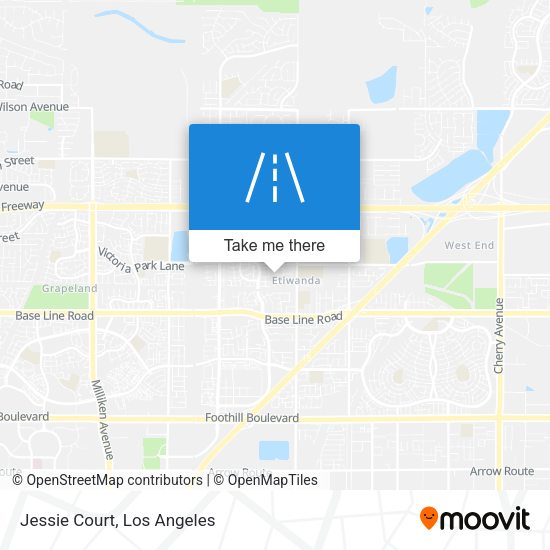 Mapa de Jessie Court