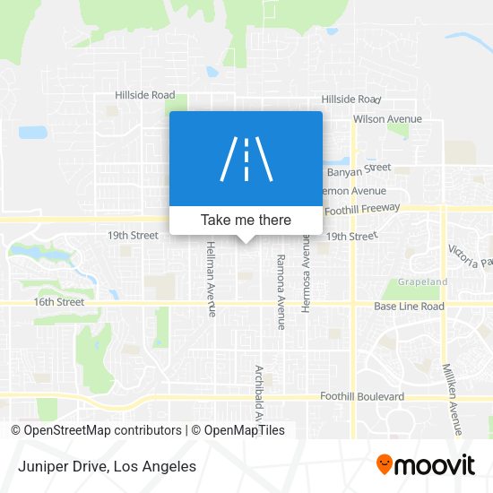 Mapa de Juniper Drive
