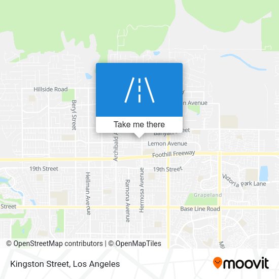 Mapa de Kingston Street