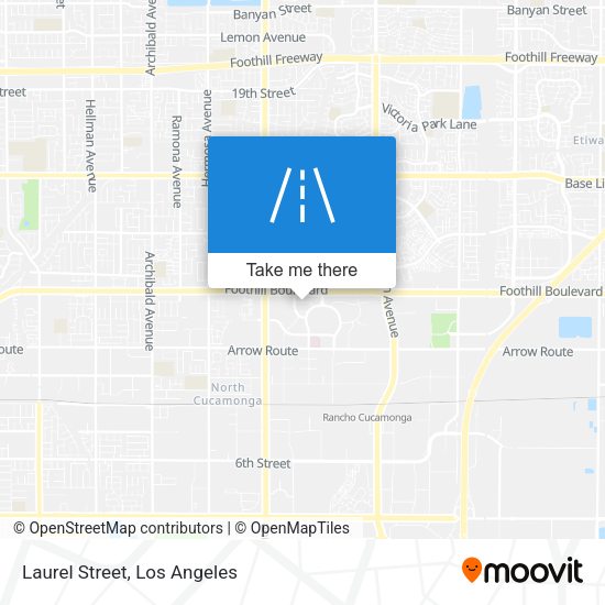 Mapa de Laurel Street