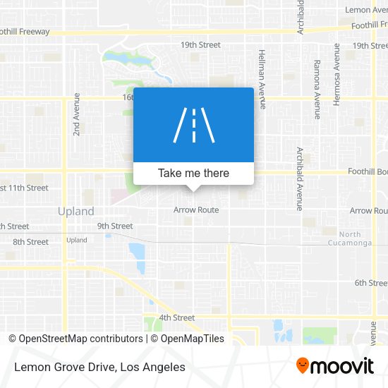Lemon Grove Drive map