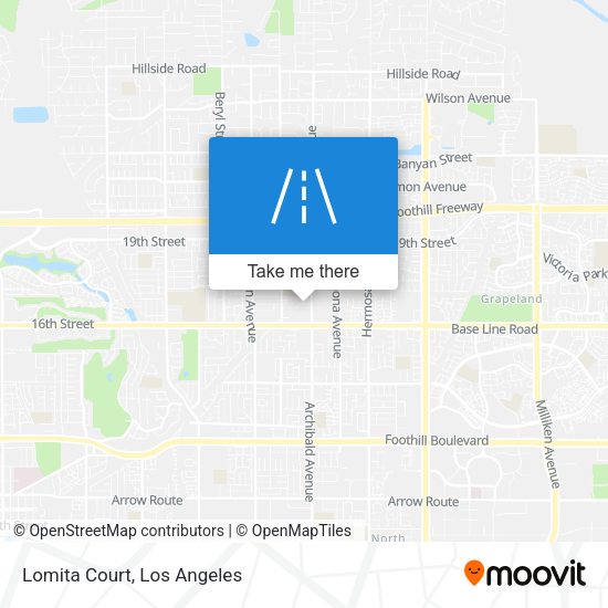 Lomita Court map