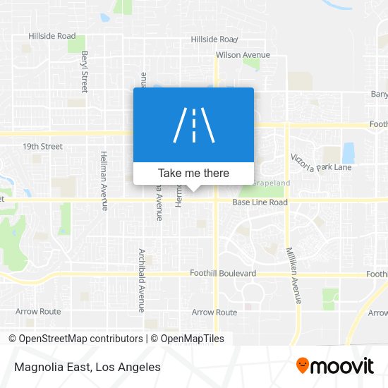 Mapa de Magnolia East