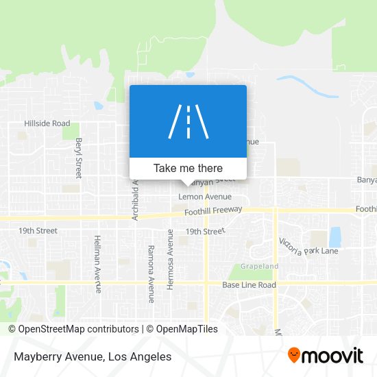 Mapa de Mayberry Avenue