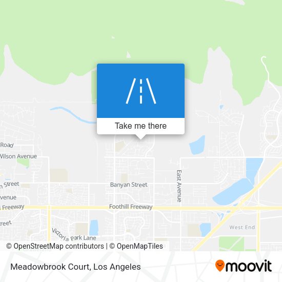 Meadowbrook Court map