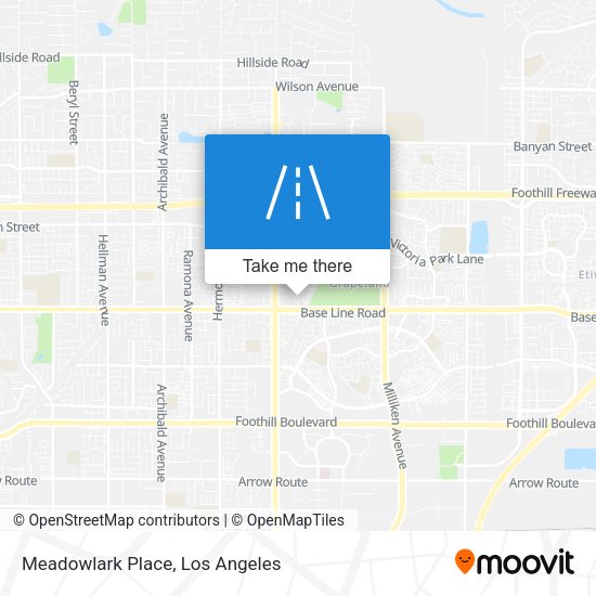 Mapa de Meadowlark Place