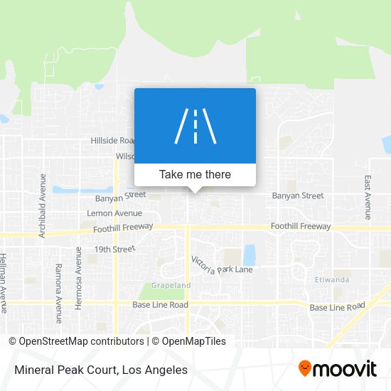 Mapa de Mineral Peak Court