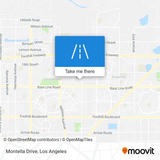 Mapa de Montella Drive
