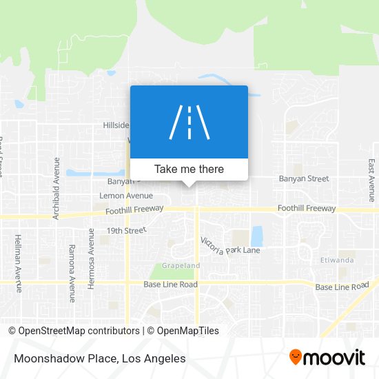 Mapa de Moonshadow Place